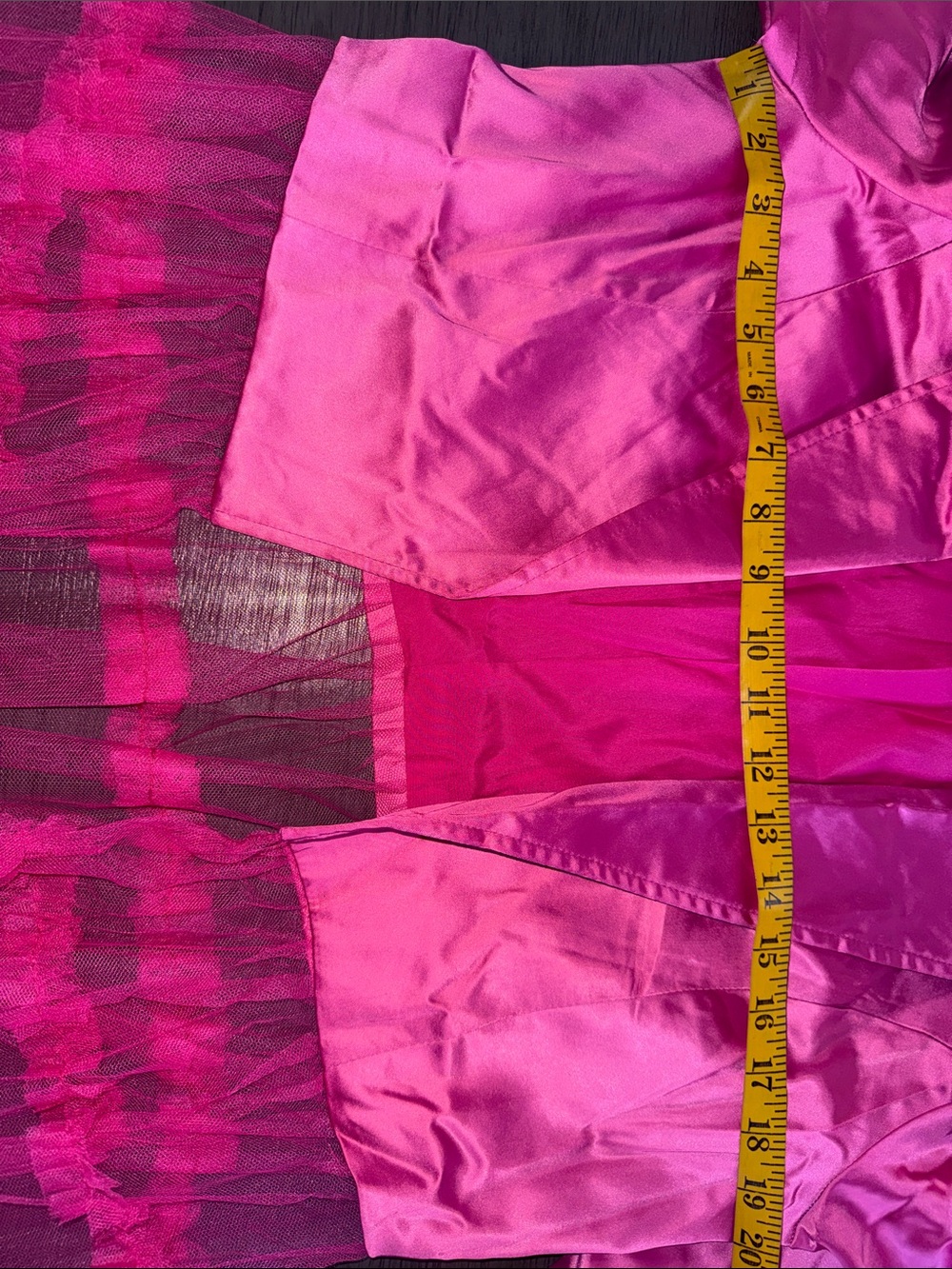 Hot Pink Long Sheer Tulle Blazer Jacket - Picture 8 of 9
